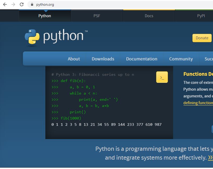 Python d