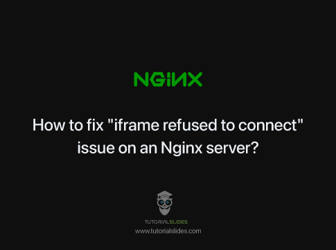 How to fix "iframe refused to connect" issue on an Nginx server?
