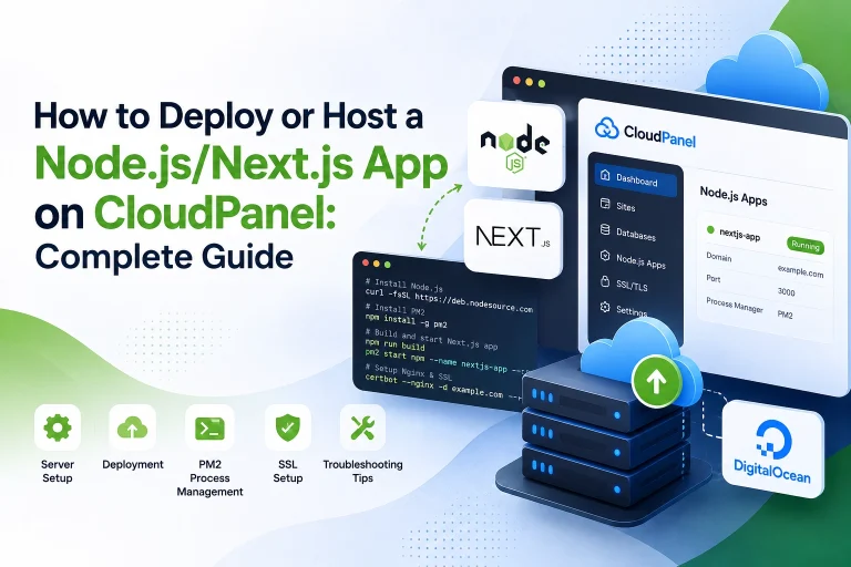 How to Deploy or Host a Node.js/Next.js App on CloudPanel: Complete Guide